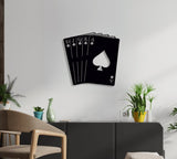 NR Dizayn | Royal Flush Metal Wall Art - TryAladdin