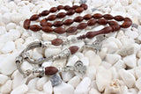 Tesbihevim | Kuka Wood Tasbih with Metal Tassel - TryAladdin